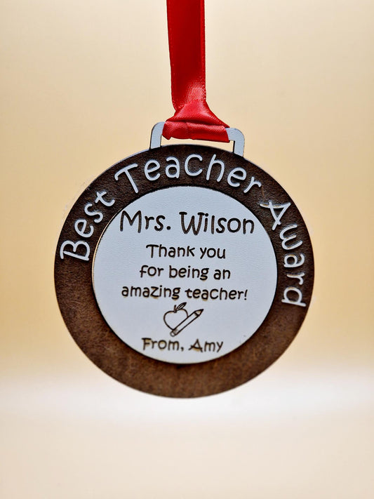 Best Teacher Medal
