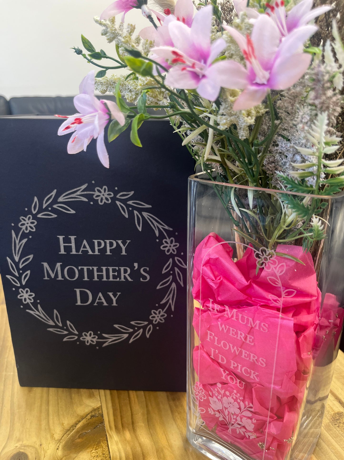 Personalised Vase - Mum/Granny/Friend