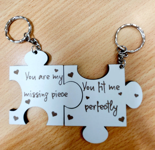 'Puzzle Piece' Key Ring