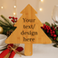 Personalised Christmas Tree Board