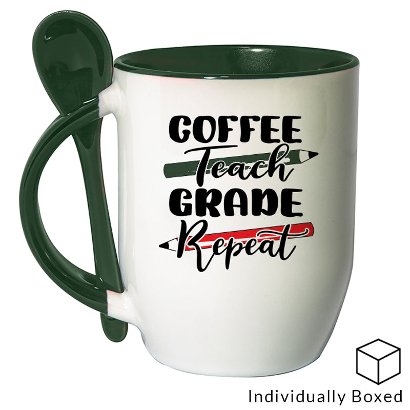 Personalised Mug with Spoon