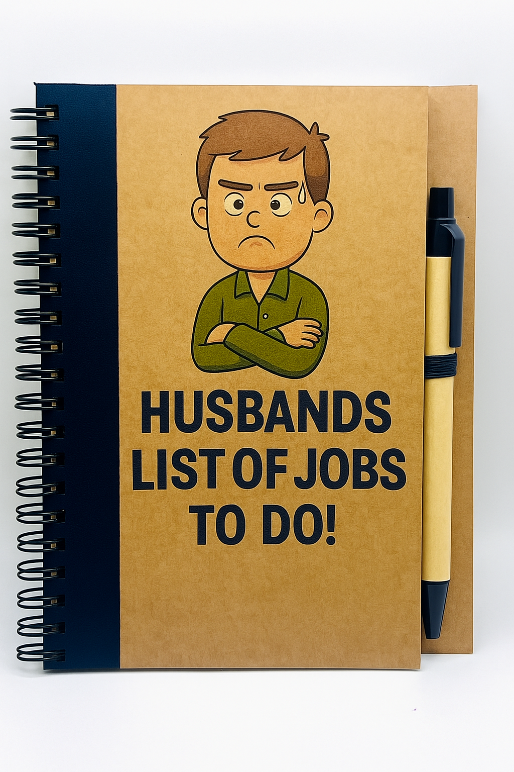 Personalised Eco Friendly A6 Notebook with Pen