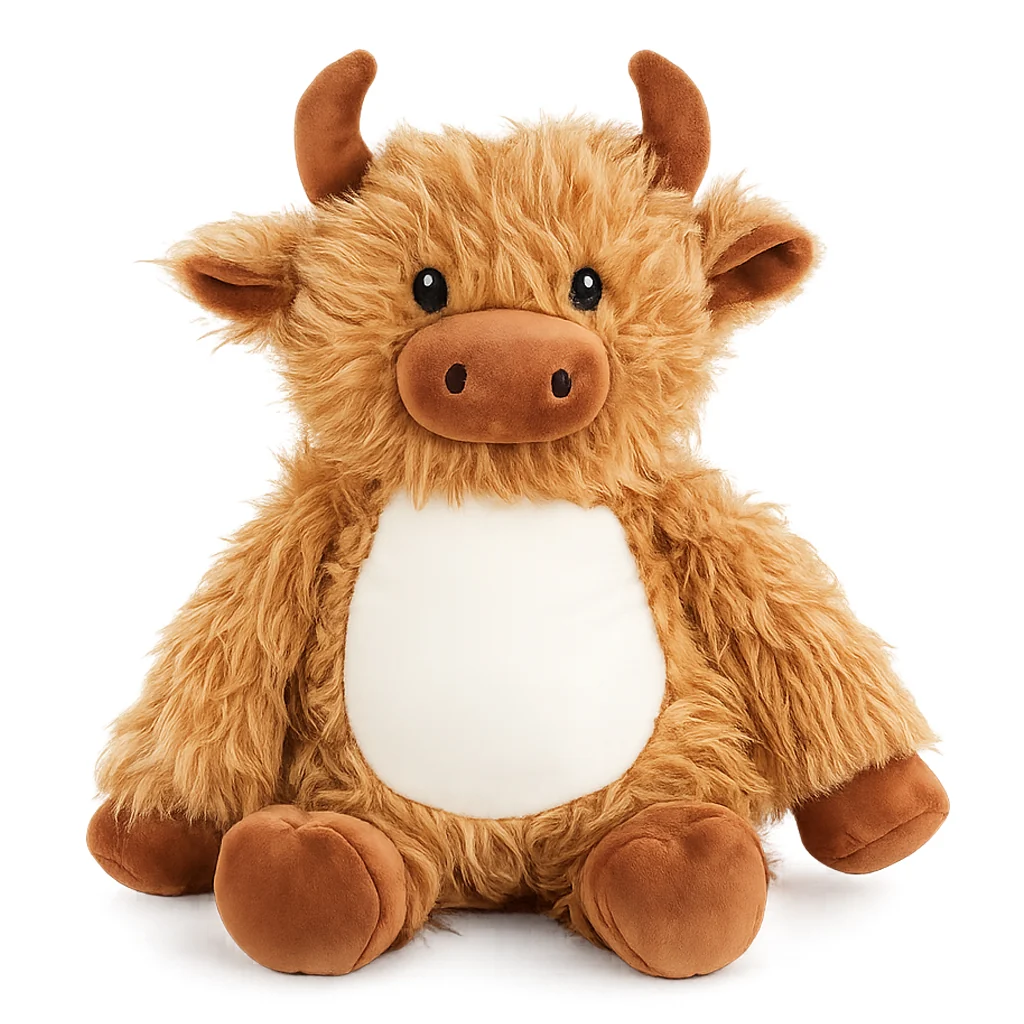 Personalised Highland Cow Plush Toy