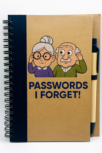 Personalised Eco Friendly A6 Notebook with Pen