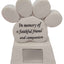 Pet Paw Memorial