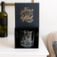 Personalised Whiskey Glass in Engraved Box