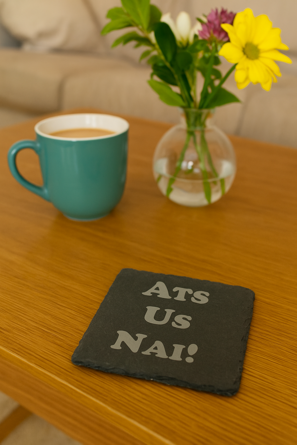 Northern Ireland Slang Slate Coasters