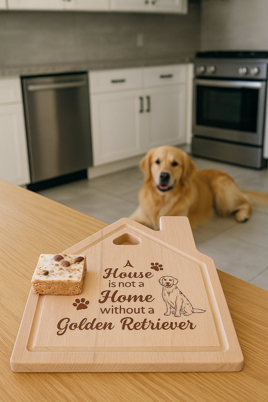 Personalised House Chopping Board