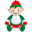 Personalised Christmas Elf Plush Toy