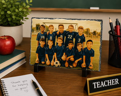 Personalised Photo - Landscape Slate