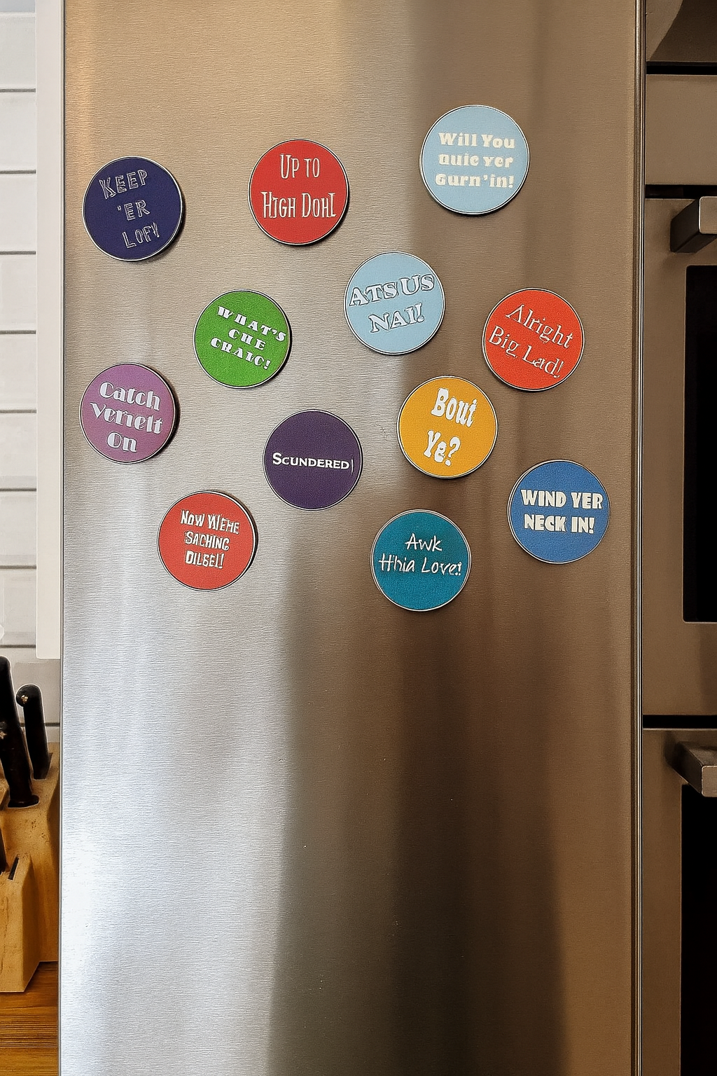 Northern Ireland Slang Fridge Magnets