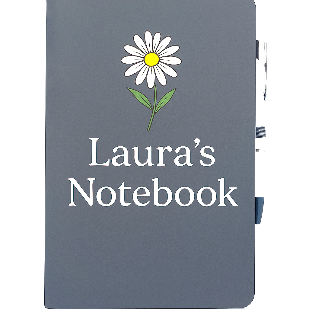Personalised A5 Notebook with Pen