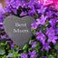 Personalised Slate Heart Coaster
