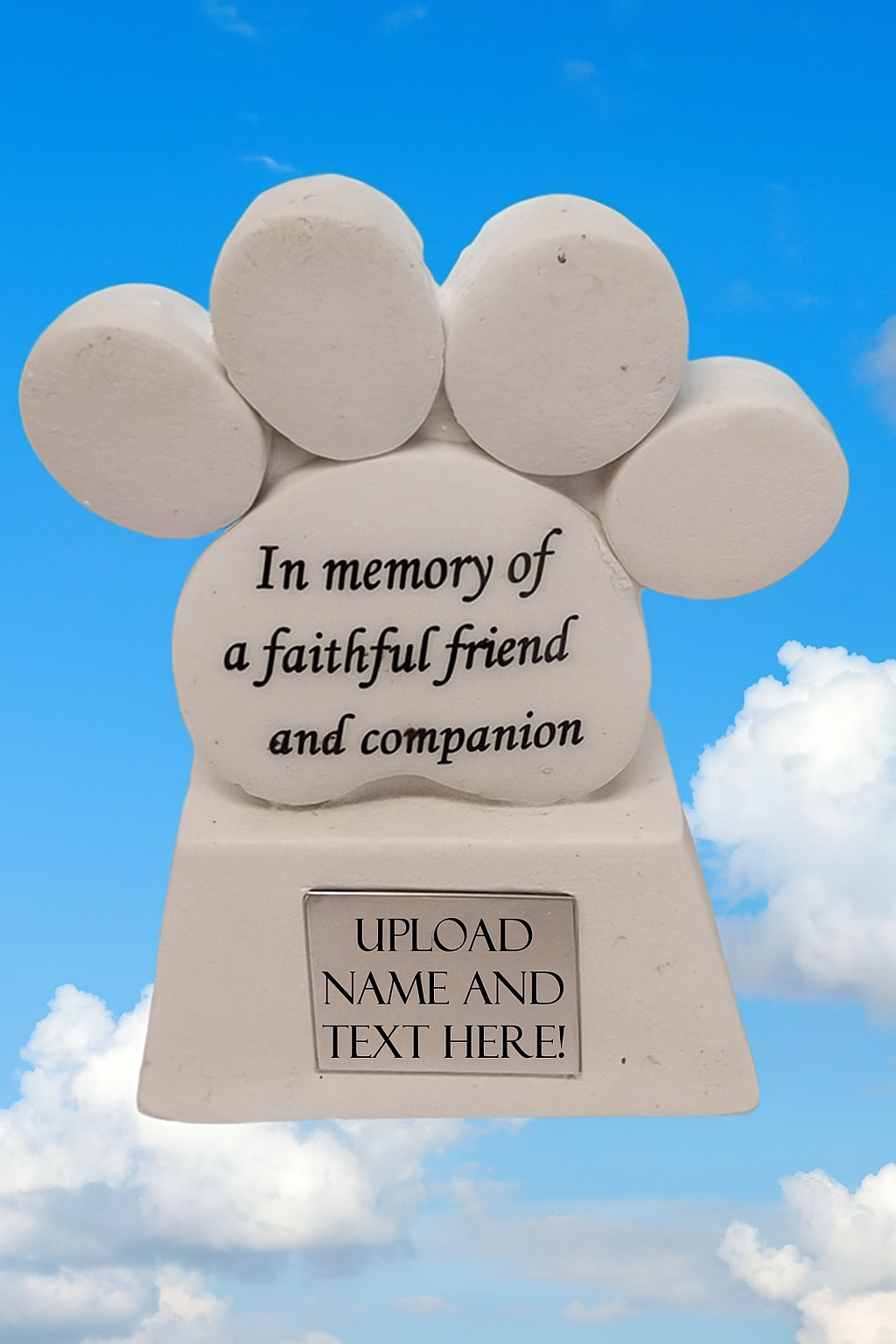 Pet Paw Memorial