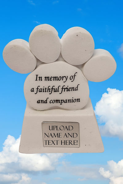 Pet Paw Memorial