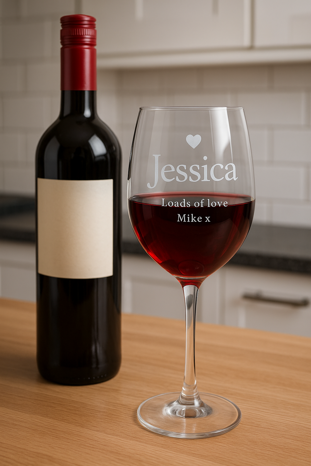 Personalised Wine Glass