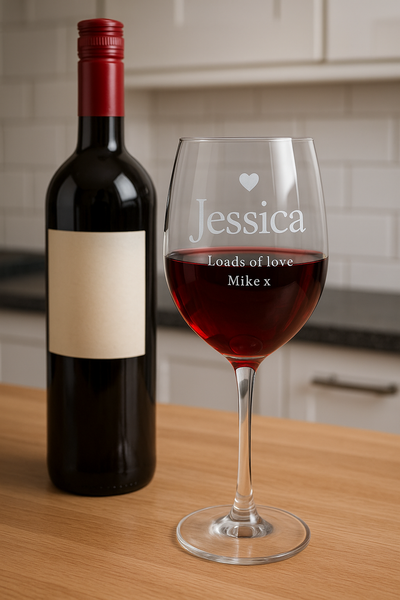 Personalised Wine Glass