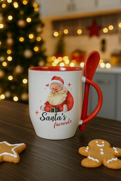 Personalised Mug with Spoon