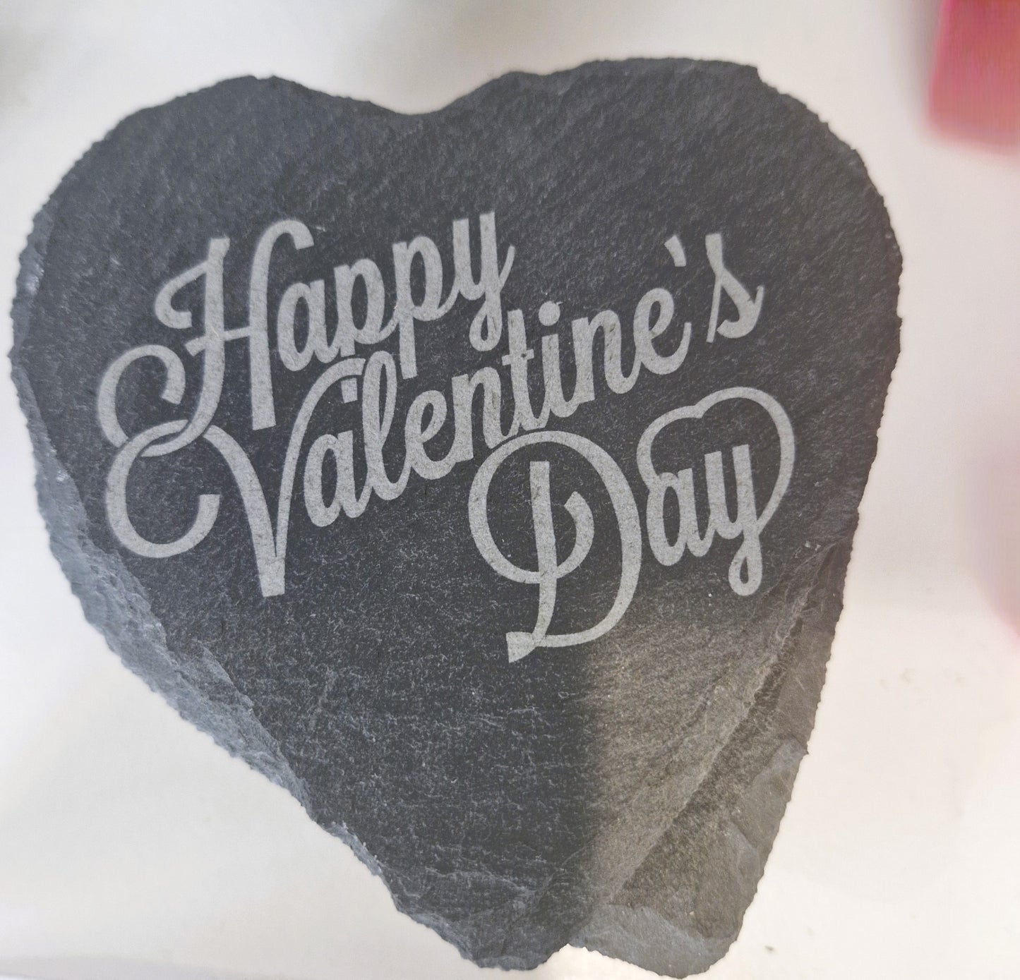 Personalised Slate Heart Coaster