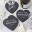 Personalised Slate Heart Coaster