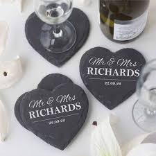 Personalised Slate Heart Coaster