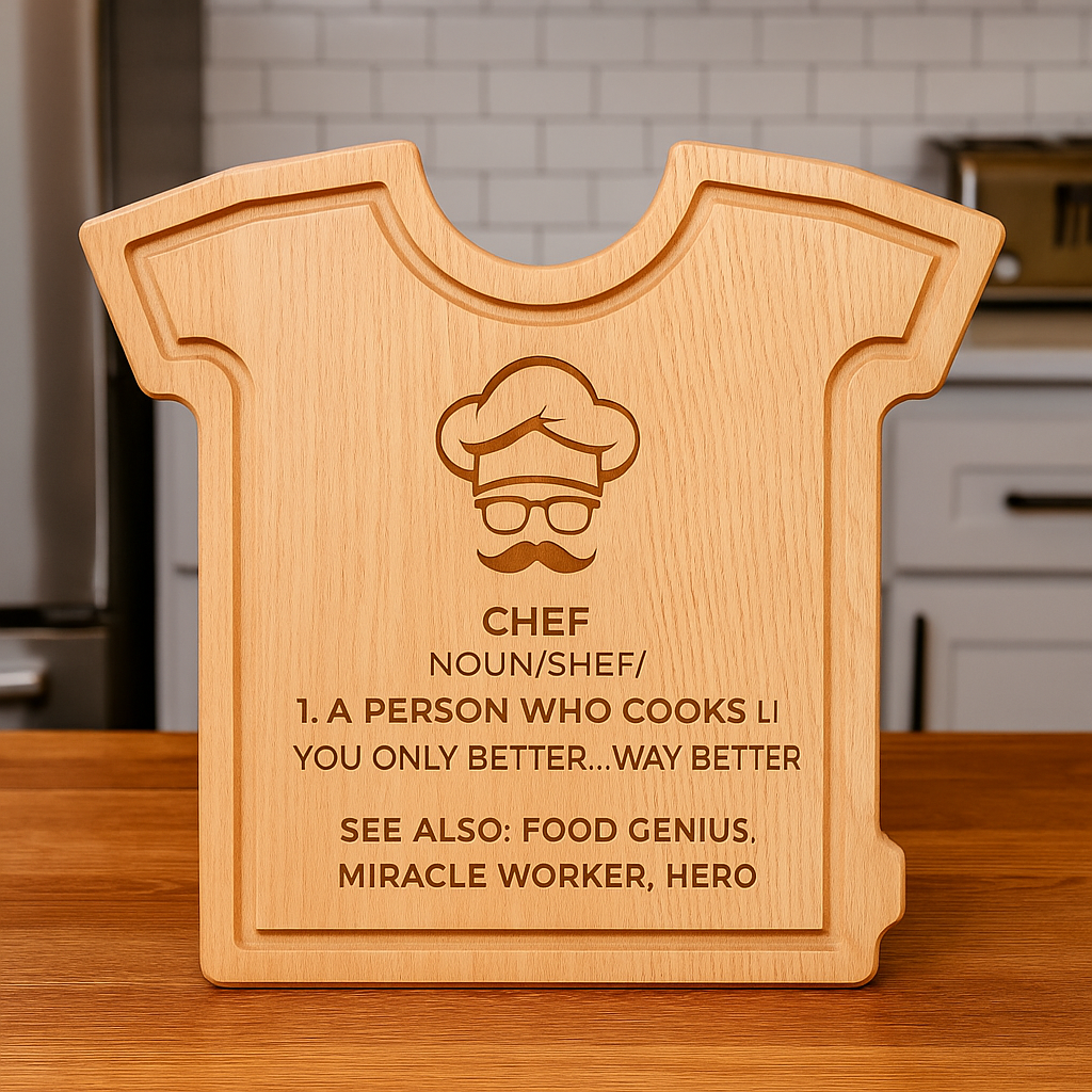 Personalised Chopping Board - T Shirt