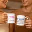 Personalised Husband Wife Mug Set