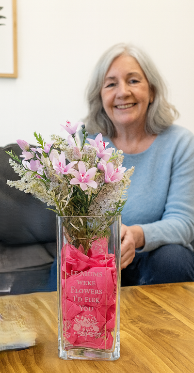 Personalised Vase -  Mum/Granny/Friend