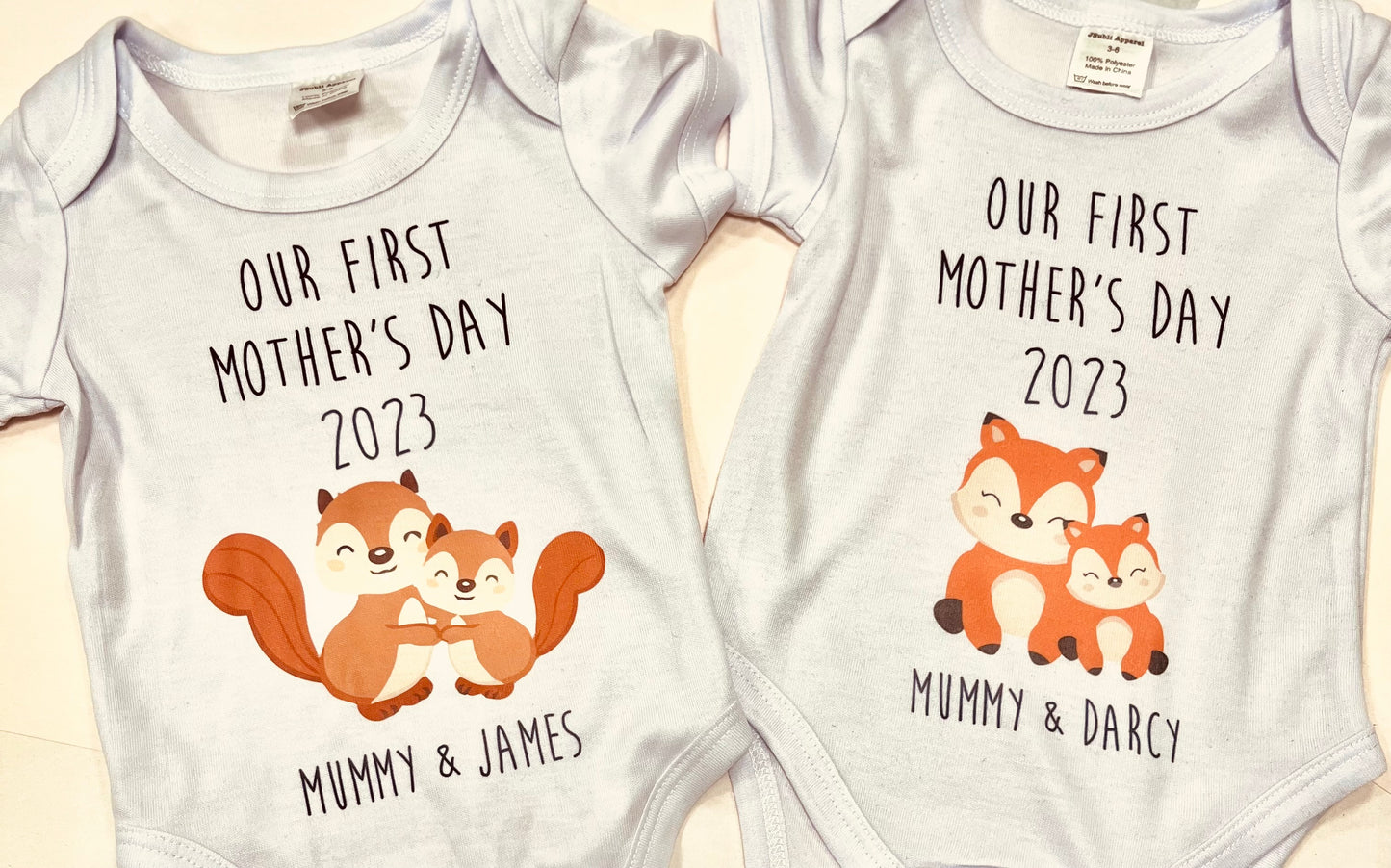 'Our First Mother's Day' Baby Vest
