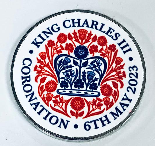 King's Coronation Fridge Magnet