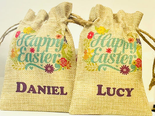 Easter Jute Bags