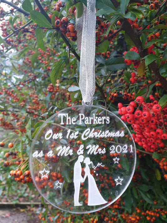 First Year as a Mr & Mrs Bauble